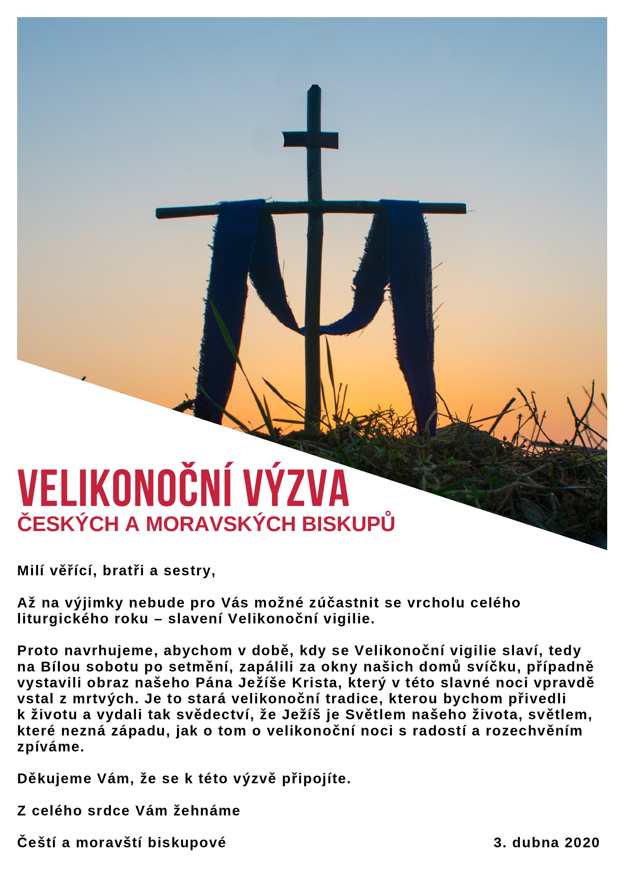 Velikonoční výzva českých a moravských biskupů